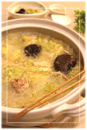 ほっこり♪我が家の白菜鍋*ピェンロー*