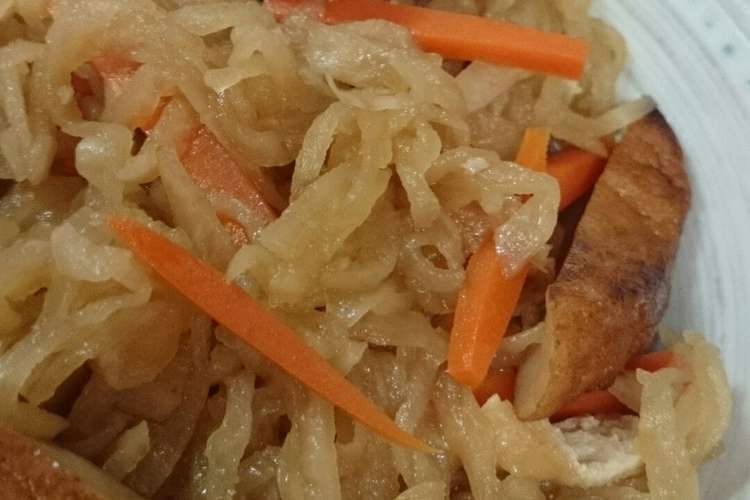 さつま揚げ入り 切り干し大根の煮物 レシピ 作り方 By リリィママ クックパッド 簡単おいしいみんなのレシピが355万品
