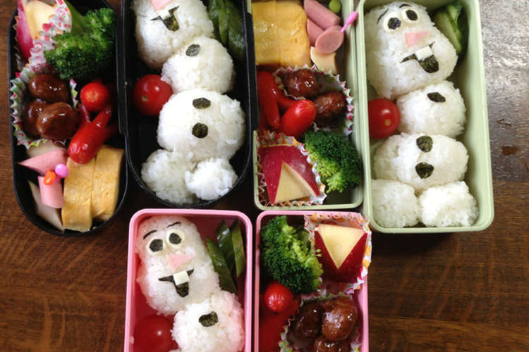 オラフのお弁当 レシピ 作り方 By 人生ばら色 クックパッド 簡単おいしいみんなのレシピが365万品