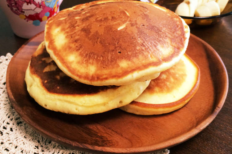 ズボラさんのための簡単少量ホットケーキ レシピ 作り方 By 節約修行主婦 クックパッド 簡単おいしいみんなのレシピが350万品