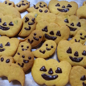 ハロウィン・かぼちゃのソフトクッキー