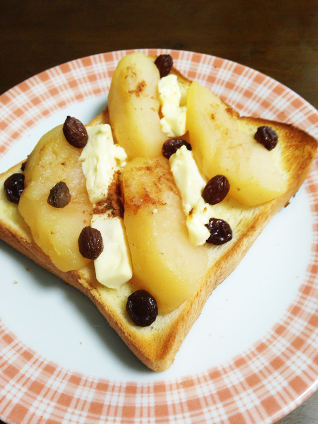 アップルパイ風トースト☆朝食やおやつに☆の画像