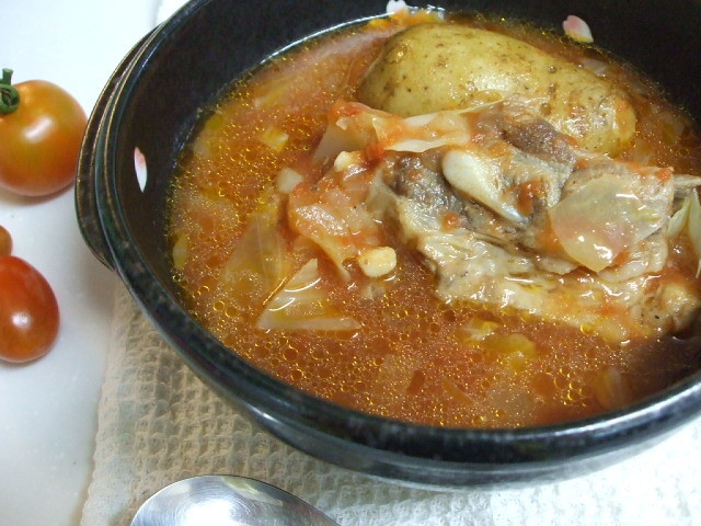 寒い日にはスペアリブのトマトスープ煮の画像