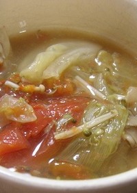 体にしみる野菜スープ
