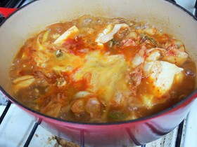辛いけどおいしい!豆腐チゲ