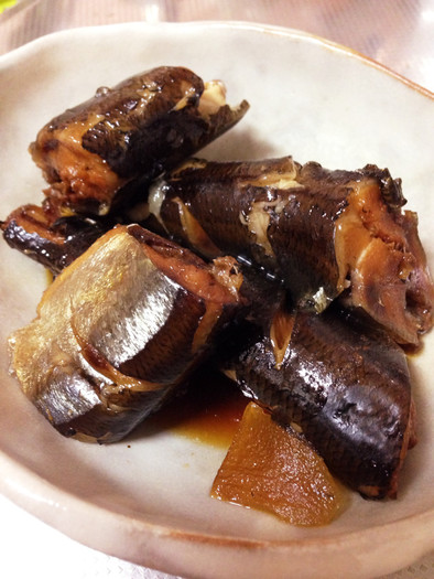 圧力鍋で秋刀魚の生姜醤油煮の写真