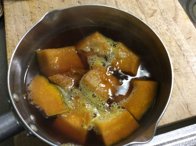 クセになるコックリとした南瓜の煮物の画像