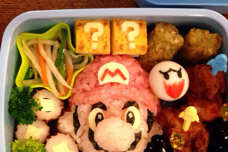 キャラ弁 スーパーマリオ レシピ 作り方 By Mktk クックパッド