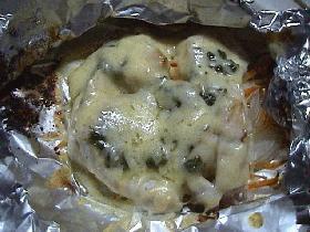 カジキでホイル焼き(バジル風味)