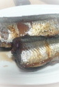 鮎さん家のフライパンで秋刀魚の甘露煮