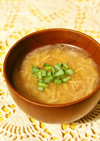 超簡単☆なめ茸と梅のやさしいスープ☆