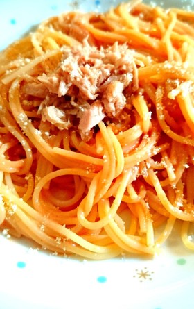 幼児食にも☆ツナのオーロラソースパスタ