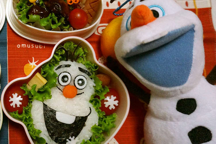 キャラ弁 アナ雪 オラフ弁当 レシピ 作り方 By ｓｕｍｏｍｏｎｇａ クックパッド 簡単おいしいみんなのレシピが350万品