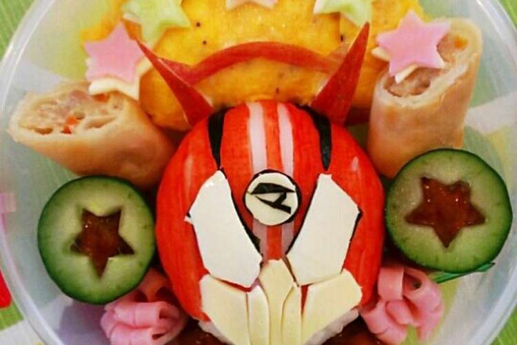 キャラ弁 仮面ライダードライブ レシピ 作り方 By リアル プーさん クックパッド