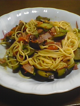 夏野菜たっぷりスパ