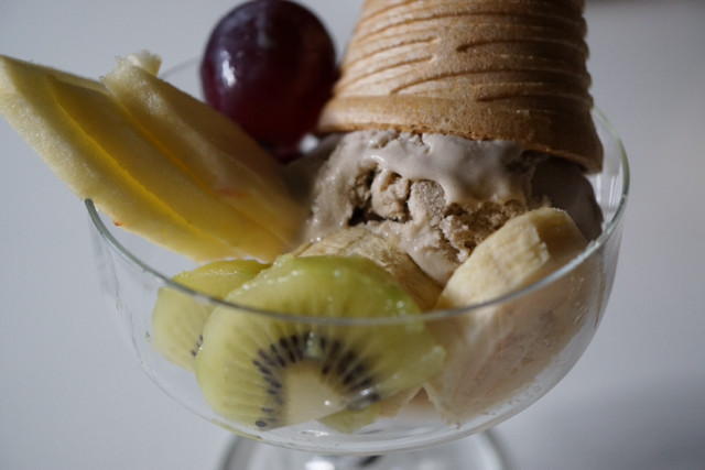 濃厚バナナアイスクリームの画像