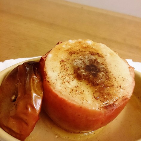 超簡単オーブンで焼きりんご