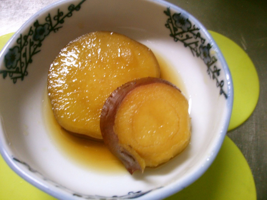 簡単♪ 薩摩芋の 甘つゆ レモン煮♡の画像