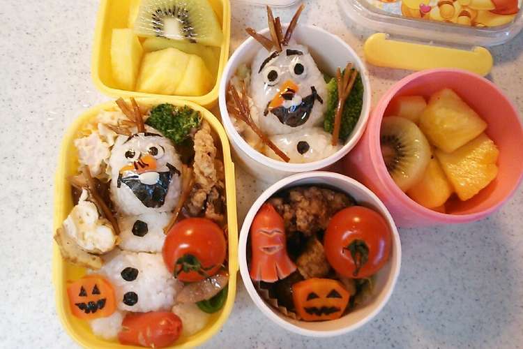 キャラ弁 ｵﾗﾌ弁当 子供の遠足に レシピ 作り方 By Akki クックパッド