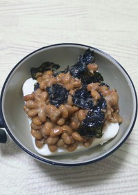 柚子胡椒の納豆ご飯