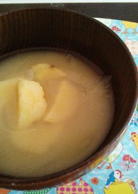 柚子胡椒で☆さつまいもと玉ねぎのお味噌汁