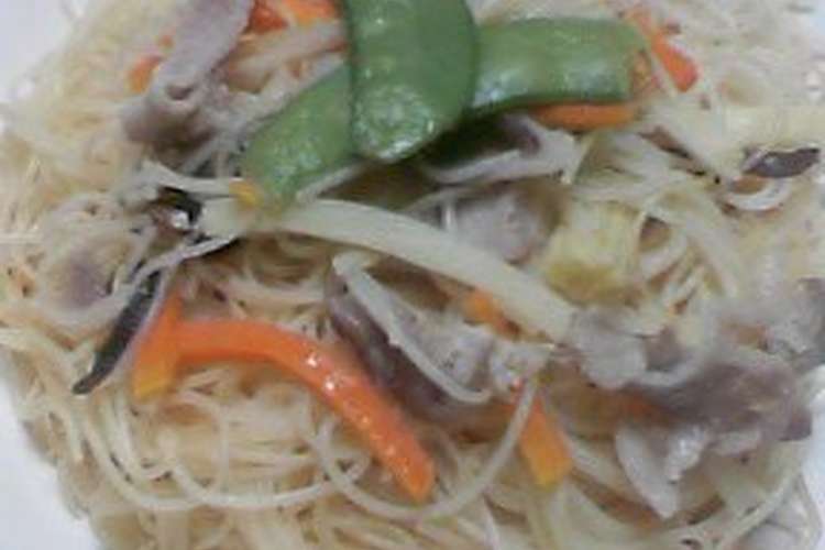 電子レンジでおいしいビーフン レシピ 作り方 By キキkiki クックパッド