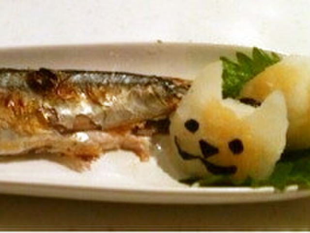 大根おろしネコとさんまの塩焼き レシピ 作り方 By おかぁちゃーん クックパッド 簡単おいしいみんなのレシピが359万品