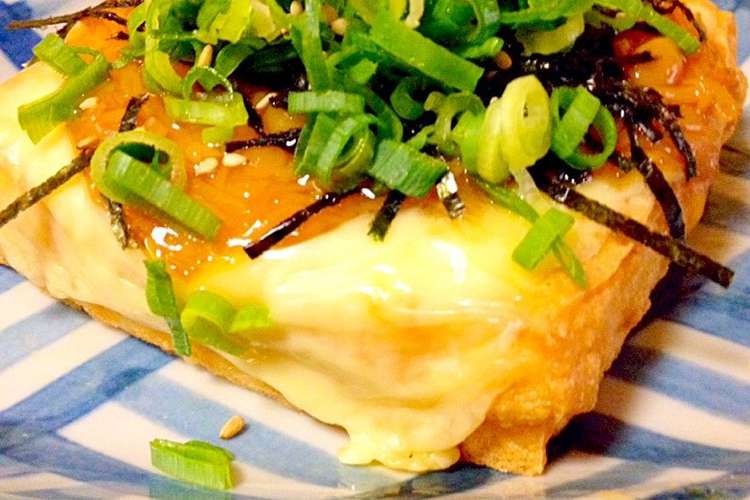厚揚げのチーズ焼き ナメタケのせ レシピ 作り方 By Xまゆりんx クックパッド 簡単おいしいみんなのレシピが366万品