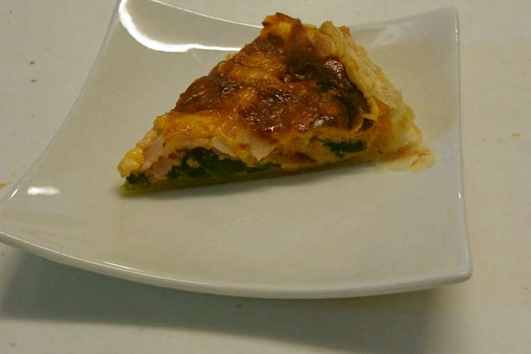 ほうれん草のトマトクリームキッシュ レシピ 作り方 By 新妻あや クックパッド 簡単おいしいみんなのレシピが350万品