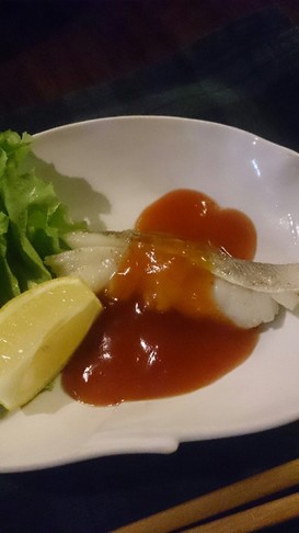 タラのソテー簡単手作りチリソース