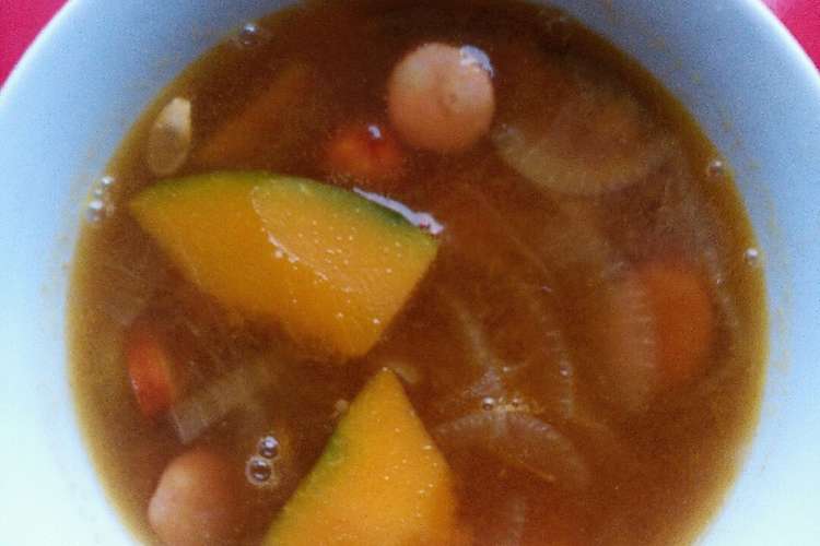 カレーマジック 簡単かぼちゃスープ レシピ 作り方 By Potmamm クックパッド 簡単おいしいみんなのレシピが354万品