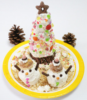 子どもと作ろう!クリスマスツリーケーキ