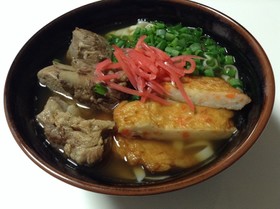 スープから作る本気のソーキソバ