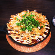 スキレットで!ふわとろ山芋鉄板!の写真