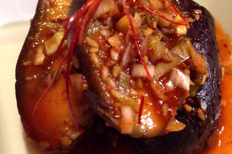 チンでカンタン ナスの韓国風ピリ辛和え レシピ 作り方 By ぞうさんのお台所 クックパッド 簡単おいしいみんなのレシピが359万品