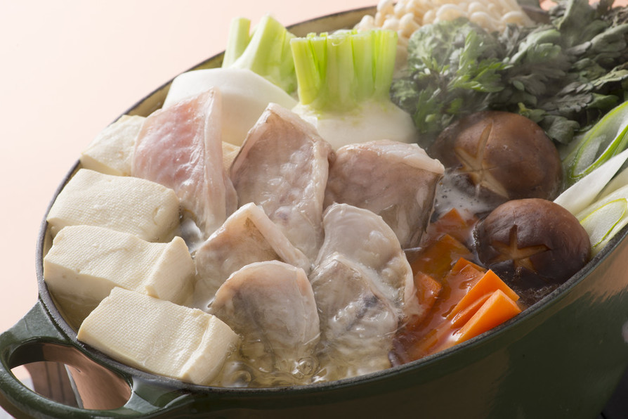 ふく囲鍋レシピ「カワハギ鍋」の画像