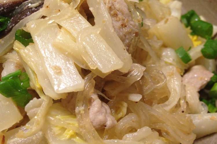 白菜と豚肉で春雨のさっぱり煮 レシピ 作り方 By サチフル27 クックパッド 簡単おいしいみんなのレシピが354万品