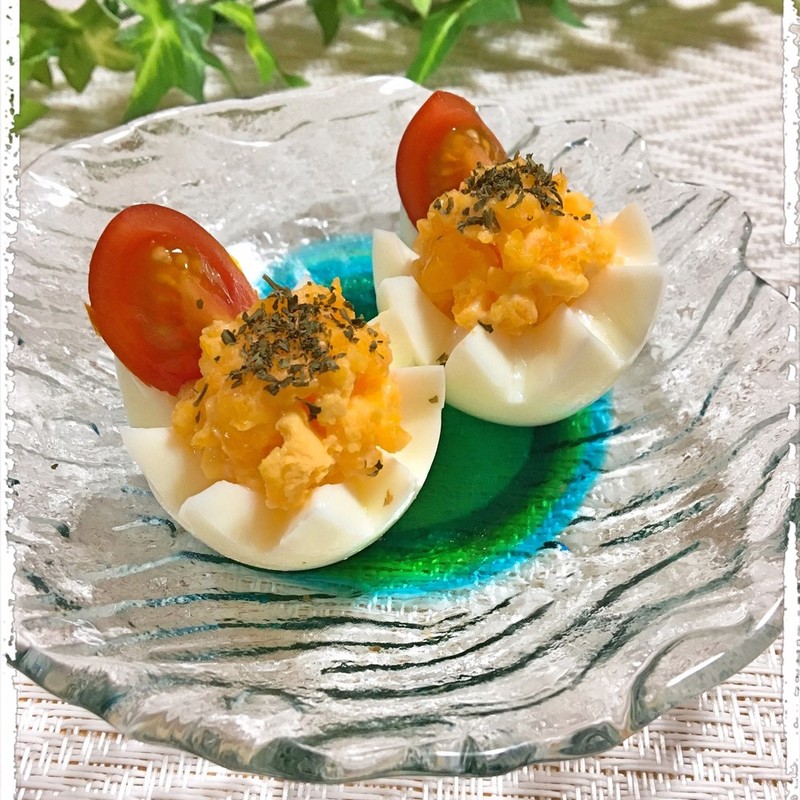 みんなが作ってる お花ゆで卵のレシピ クックパッド 簡単おいしいみんなのレシピが370万品