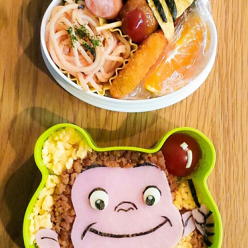 みんなが作ってる キャラ弁 おさるのジョージのレシピ クックパッド 簡単おいしいみんなのレシピが339万品