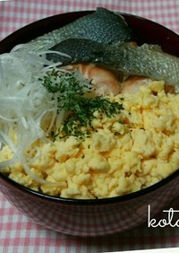 石狩鍋風?!❇鮭❇の炊き込みご飯♪