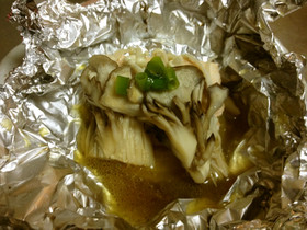 秋の魚のホイル焼き♫