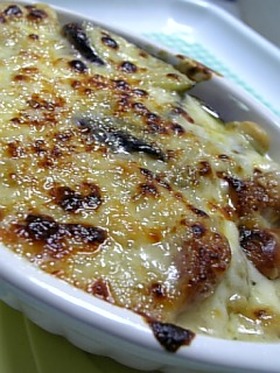ハフハフッ!熱っ!!なすと大豆のグラタン