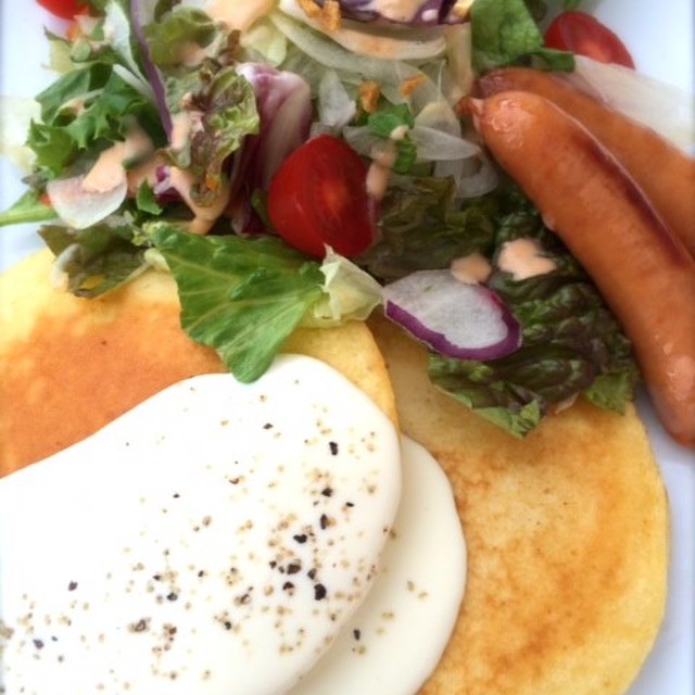 朝ごはんやランチにも お食事パンケーキ レシピ 作り方 By 宝来屋本店 クックパッド 簡単おいしいみんなのレシピが350万品 朝ごはんやランチにも お食事パンケーキ レシピ 作り方 By 宝来屋本店 クックパッド 簡単おいしいみんなのレシピが350万品
