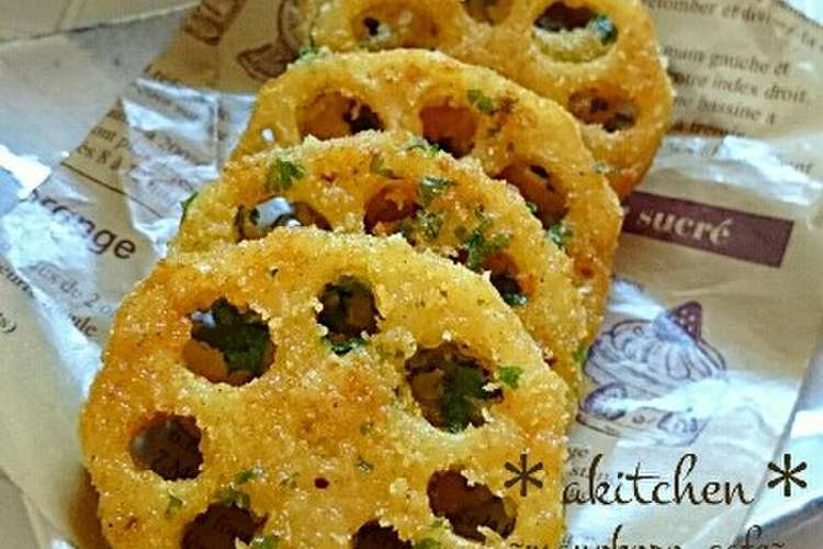 簡単 レンコンのサクサクカレーチーズ焼き レシピ 作り方 By Akitchen クックパッド 簡単おいしいみんなのレシピが350万品