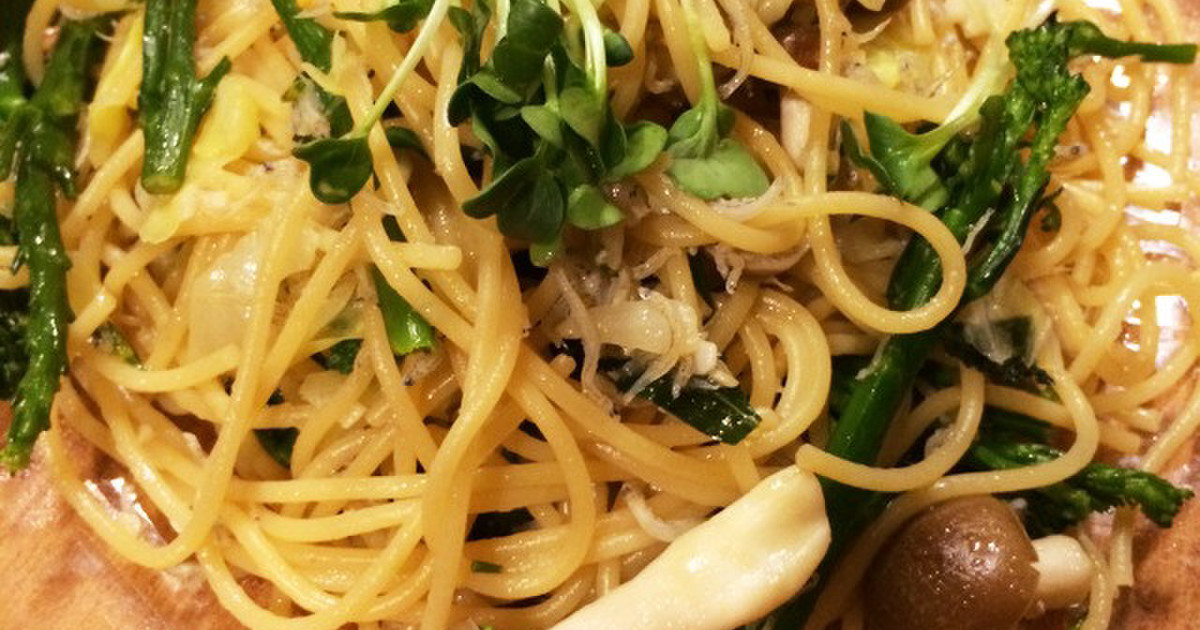簡単 しらすのにんにくバター醤油パスタ レシピ 作り方 By まあち クックパッド 簡単おいしいみんなのレシピが361万品