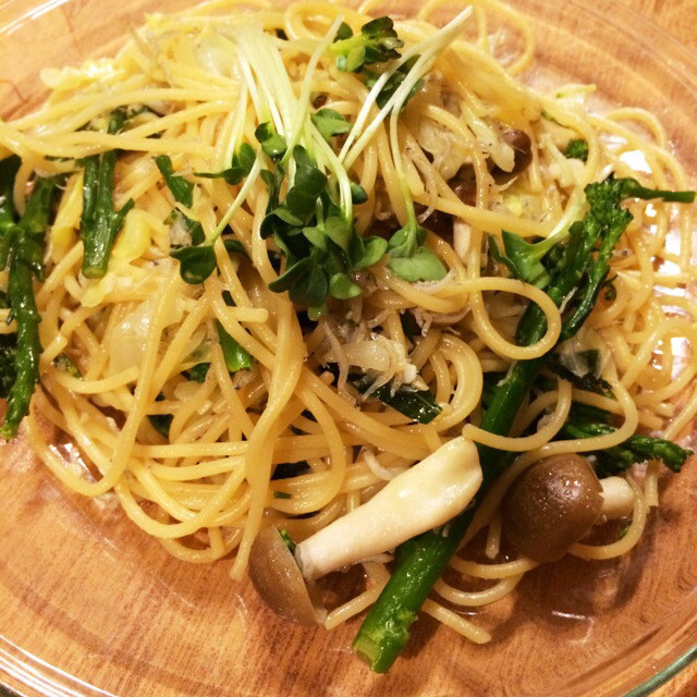 簡単 しらすのにんにくバター醤油パスタ レシピ 作り方 By まあち クックパッド 簡単おいしいみんなのレシピが366万品