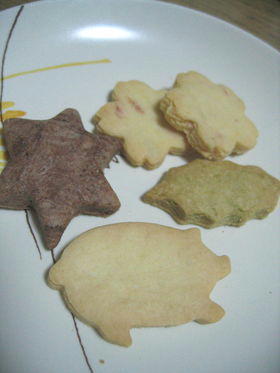 中力粉を使ったサクサククッキーの画像