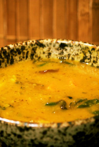 秋の焼き野菜のかぼちゃスープ