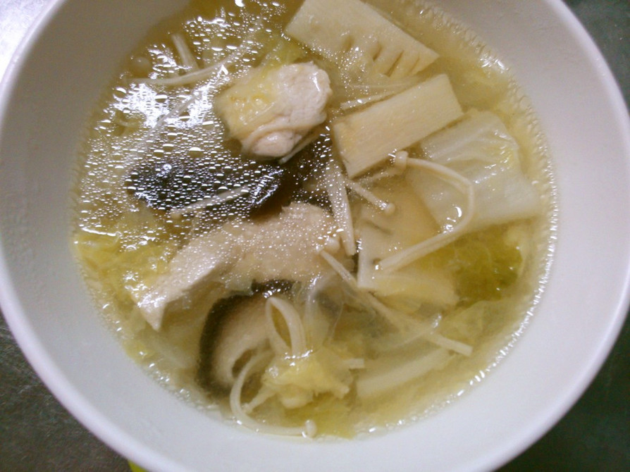 鶏肉 白菜の サムゲタン風 スープ♪の画像