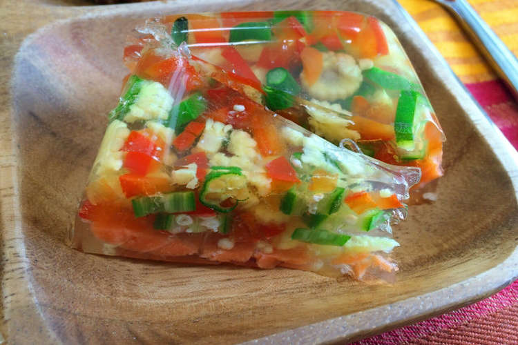 野菜の簡単テリーヌ レシピ 作り方 By 料理記録21 クックパッド 簡単おいしいみんなのレシピが352万品